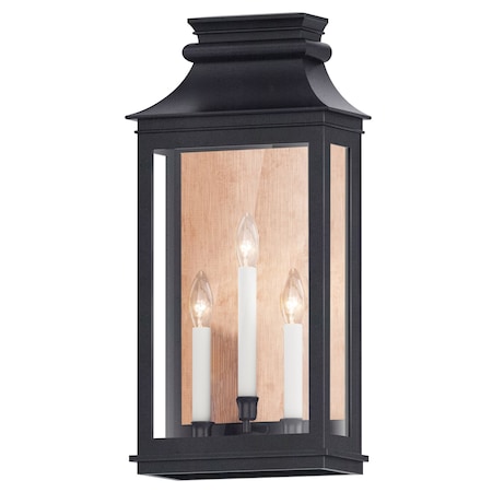 Maxim Lighting Savannah VX 3-Light Outdoor Sconce 40916CLACPBO